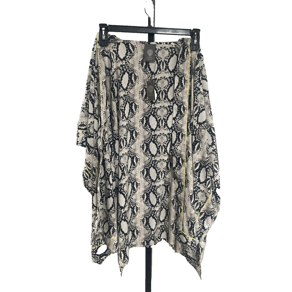Vince Camuto womens swim suit cover cape jacket black ONE SIZE BRAND NEW $68 A6
